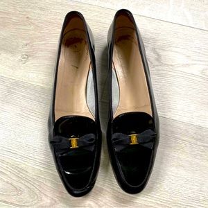 Salvatore Ferragamo Boutique vintage Black patent shoes